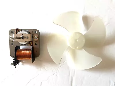 KENMORE MICROWAVE MAGNETRON COOLING FAN MOTOR W/ BLADE  MDT-08A & WB 18-04 OEM • $12