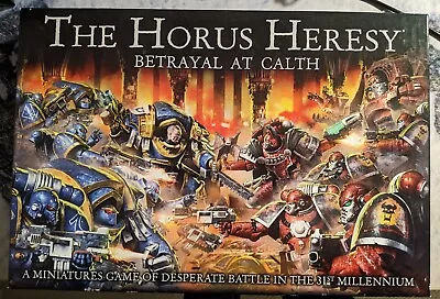 Horus Heresy Betrayal At Calth Board Game Warhammer 40k Sealed Board Cards Dice • £20