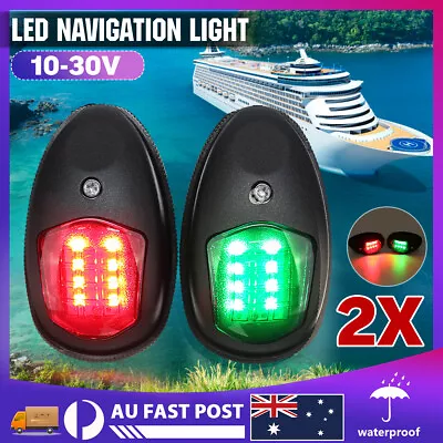 $21.79 • Buy Green Red LED Navigation Lights Side Lamp Port Starboard Marine Yacht Boat Ship