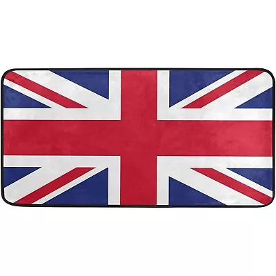 UNION JACK BIKE TEK MOTORCYCLE MOTORBIKE ENTRANCE DOOR MAT RUG 120cm X 65cm • £10.99