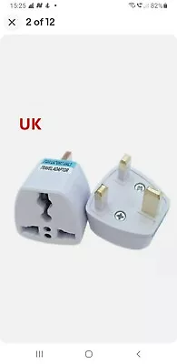 £3.75 • Buy 3 Pin To 3 Pin UK Shaver Adapter Plug Socket Converter EU European Euro Europe