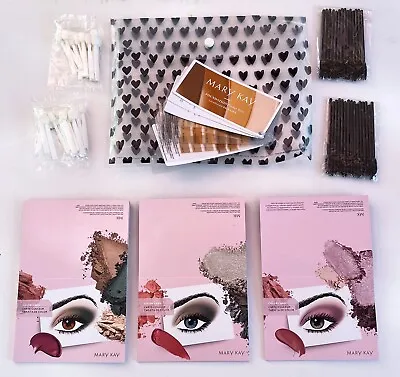 Lot Of 30 Mary Kay Multi Color Cards & Applicators Eye Shadow & Lipstick Samples • $25.19