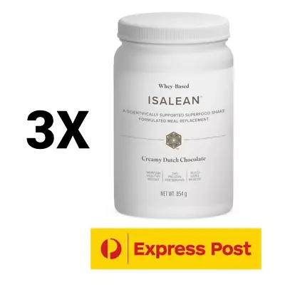 SALE 3 X ISAGENIX IsaLean Protein Shake Meal Replacement 5 Flavours To Choose • $225