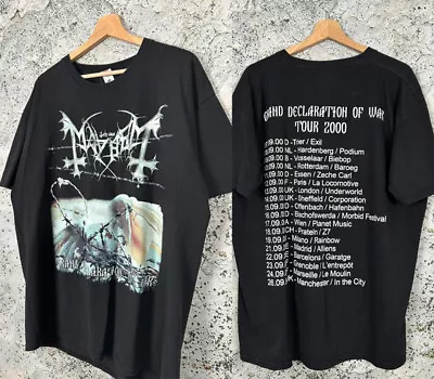 Mayhem 2000 Tour Tee Rock Band Black Metal Rare Design T Shirt NH9654 • $26.99