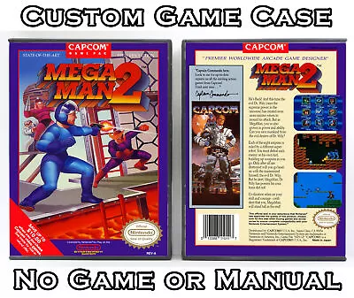 Mega Man 2 - Nintendo NES Custom Case *NO GAME* • $10.99