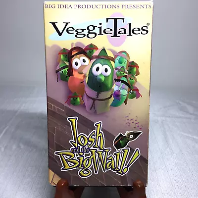 Veggie Tales Josh And The Big Wall!  VHS VCR Video Tape Used Movie Cartoon • $9.99