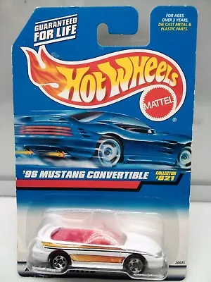 Hot Wheels - Mainline / '96 Ford Mustang  Convertible - White - Model Car X1 • $24.72