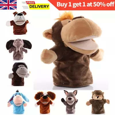 Multiple Styles  Animal Hand Glove Puppet Soft Plush Puppets Kid Childrens Toy • £6.17