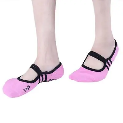 Women Yoga Pilates Dance Ballet Gymnastics Non-Slip Grip Cotton Socks Shoes Y3 • $7.96