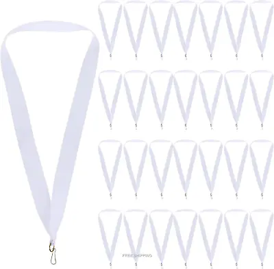 DIVINA VITAE 30 Pcs Award Ribbons With Snap Clips Ribbons For Medals Medal For • £11.32