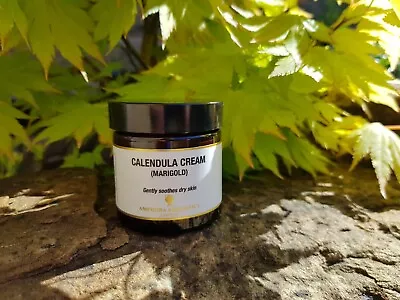 Calendula Cream 60ml Dry Cracked Sensitive Itchy Skin Eczema Nappy Rash VEGAN • £11.25