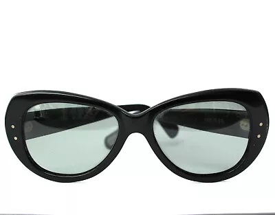 Vintage 1960s Women's Polaroid Black Acetate Frame Sunglasses Made In UK M • £38