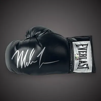 Mike Tyson Hand Signed Black Everlast Boxing Glove With COA £199 • £199