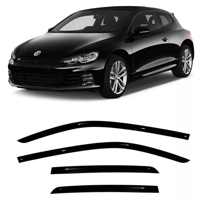 For VW Scirocco Hb 08-17 Side Window Wind Visors Sun Rain Guard Vent Deflectors • $119