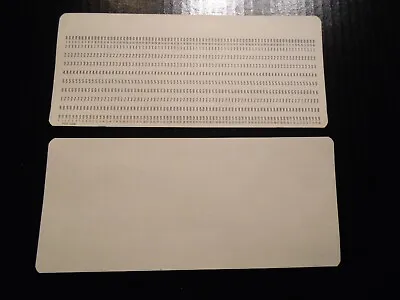 Lot Of 50 Vintage Computer Punch Cards PDF 5081 Un-Punched Rare Un-Cut Corner • $12