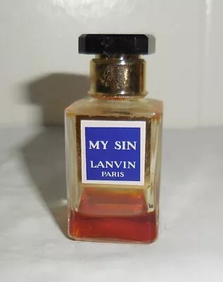 Vintage My Sin Paris France Lanvin Perfume Bottle Small • $9.74