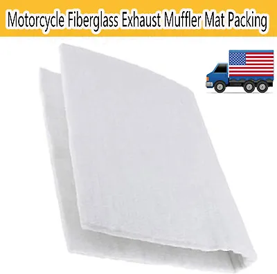 Fiberglass Exhaust Muffler Mat For 2-Stroke 4-Stroke ATV Motorcycle Dirt Repack • $18.38