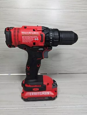 Craftsman CMCD700 20V Cordless 1/2  Drill Driver 20 Volt W/ Battery (NO CHARGER) • $44