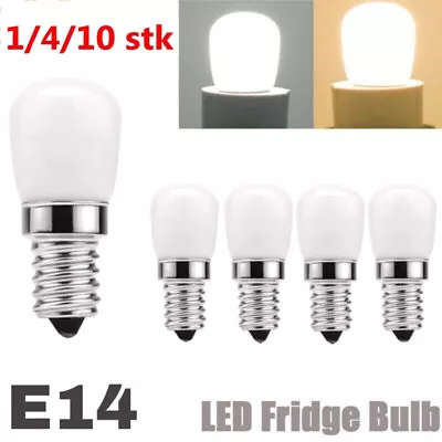 E14 LED Fridge Bulb White 2W LED Refrigerator Light 25W Equivalent Salt Lamp • £2.34