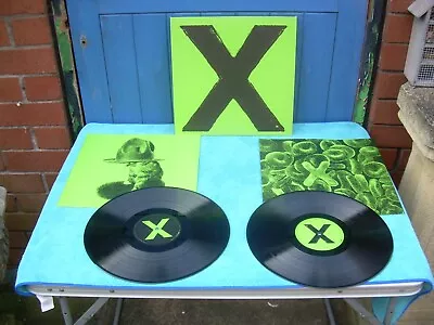 Ed Sheeran X Double Vinyl LP 2014 With Inserts Gatefold Sleeve Tested Very Good • £10