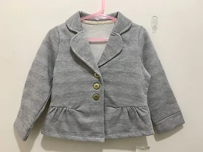 £8.99 • Buy New Lovely Baby Girls Grey & Silver Sparkly Striped Blazer Jacket 18-24m✨