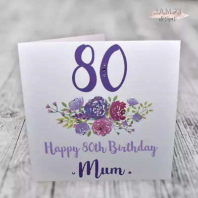 Personalised Female Birthday Card 50th 60th 70th 80th 90th 100th Mum Grandma • £3.80