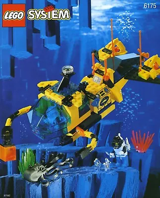 Lego Aquazone Aquanauts CRYSTAL EXPLORER SUB  6175 100% Complete W Parts List • $69.99