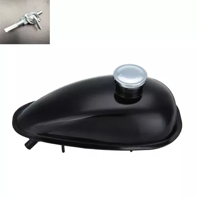 JZsports 2.5L Black Gas Tank W/Gas Tank Cap & Petcock-80cc Gas Motorized Bicycle • $35.66