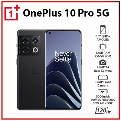 (Global) OnePlus 10 Pro 5G 12GB+256GB BLACK Dual SIM Android Mobile Phone AU NEW • $1350