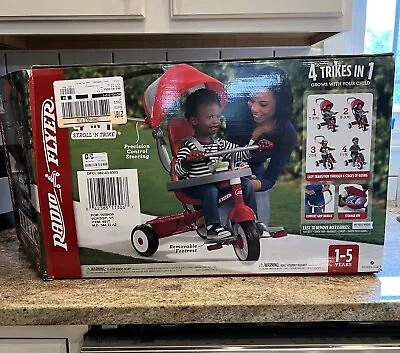 Radio Flyer 481Z 4-in-1 Stroll 'N Trike Tricycle - Red • $69