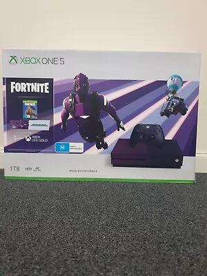$202 • Buy 💥fortnite Dark Vertex Microsoft Xbox One S Console In Great Condition💥