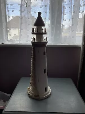 Wooden Decorative Lighthouse • £10