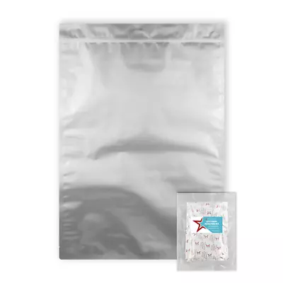 (10) 7 Mil 5 Gallon HD Seal-Top Mylar Bags + Indiv. Sealed 2000cc OAPs • $45.99