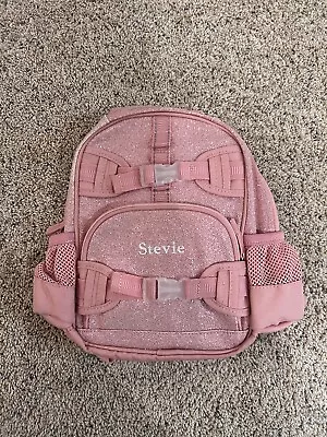 “STEVIE” Pottery Barn Kids Mackenzie Pink Sparkle Glitter Mini Backpack • $30