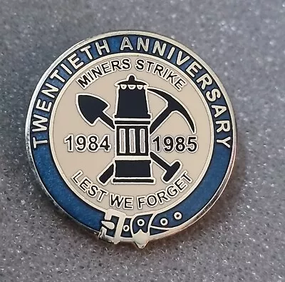   Colliery Mining Miners Strike 1984 20th Anniversary NUM  Badge • £12