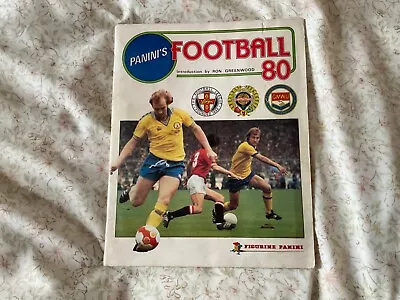 Panini Football 80 Sticker Album ~ 100% Complete • £70