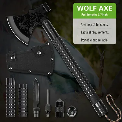 Military Folding Axe Tomahawk Survival Tactical Camping EDC Hatchet Multi-Tool  • $39.99
