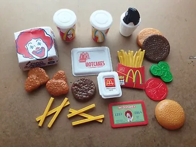 Vintage 2001 McDonald's Restaurant Mealtime Play Food Burger Nuggets Fries.  • £39.99