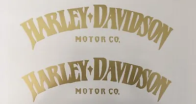 Harley Davidson Stickers Decals Tank Stickers (Gold) • $25