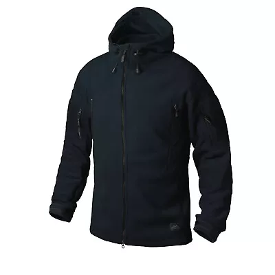 Patriot Heavy Fleece Jacket Helikon Tex Military Mens Hooded Army Full Zip   • $87