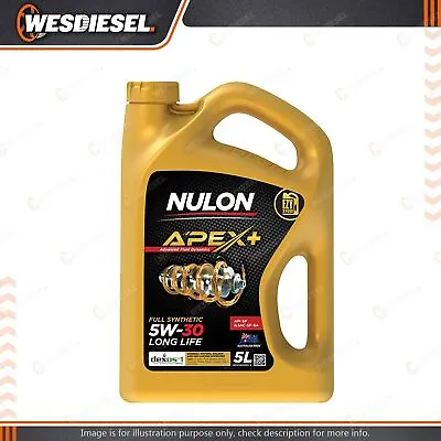 Nulon Full SYN APEX+ 5W-30 Long Life Engine Oil SYN5W30-5 Upgrade APX5W30D1-5 • $59.80