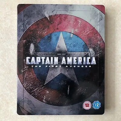 Captain America: The First Avenger Blu-ray + DVD Steelbook HMV Exclusive (2011) • £22.99