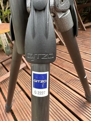 £475 • Buy Gitzo G2227 Explorer Carbon Fibre 3 Section Tripod With Adjustable Boom Arm.