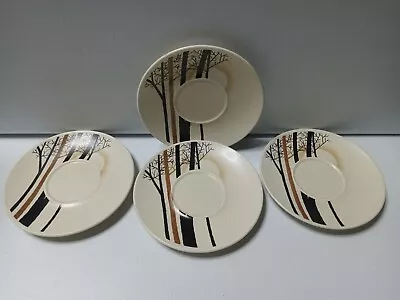 Set Of 4 Mikasa Indian Feast Moon Shadow Saucers Small Plates • $16.24