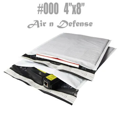 #000 4x8 Poly Bubble Mailers Padded Envelopes Mailing Shipping Bags AirnDefense • $289.29