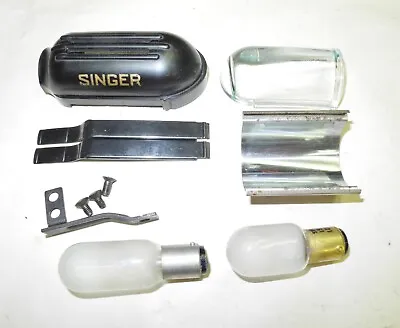 Vintage Singer Sewing Machine Light Parts Lot Models 66 15 And Others Clean • $34.95