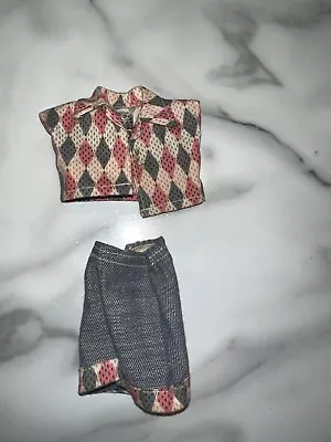 Vintage 1950s Vougue Ginny Doll Summer Outfit Medford MA Tag • $24.95