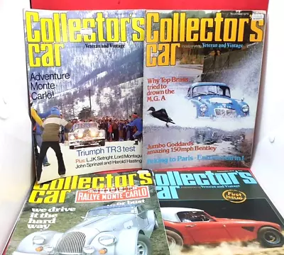 Collector's Car Mags - 1979 - 1980 - Four Magazines. Vintage -- Good Condition. • $22