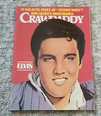 Crawdaddy Magazine Featuring Elvis  Nov. 1977 • $5