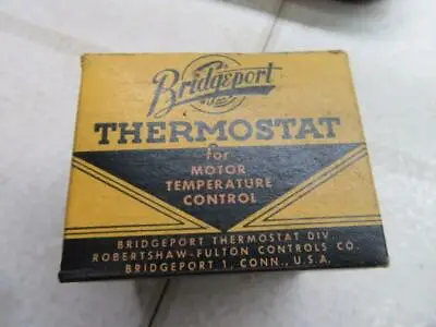 NOS Bridgeport Thermostat Model # 356 Ford Mercury 49-53 • $19.95